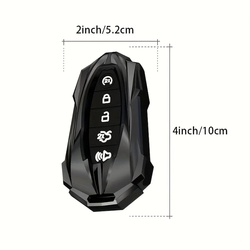 Protective Metal Car Key Fob Case Cover for Ford - 4