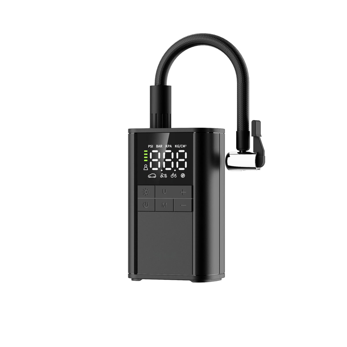 Portable Cordless Tire Inflator with Digital Gauge