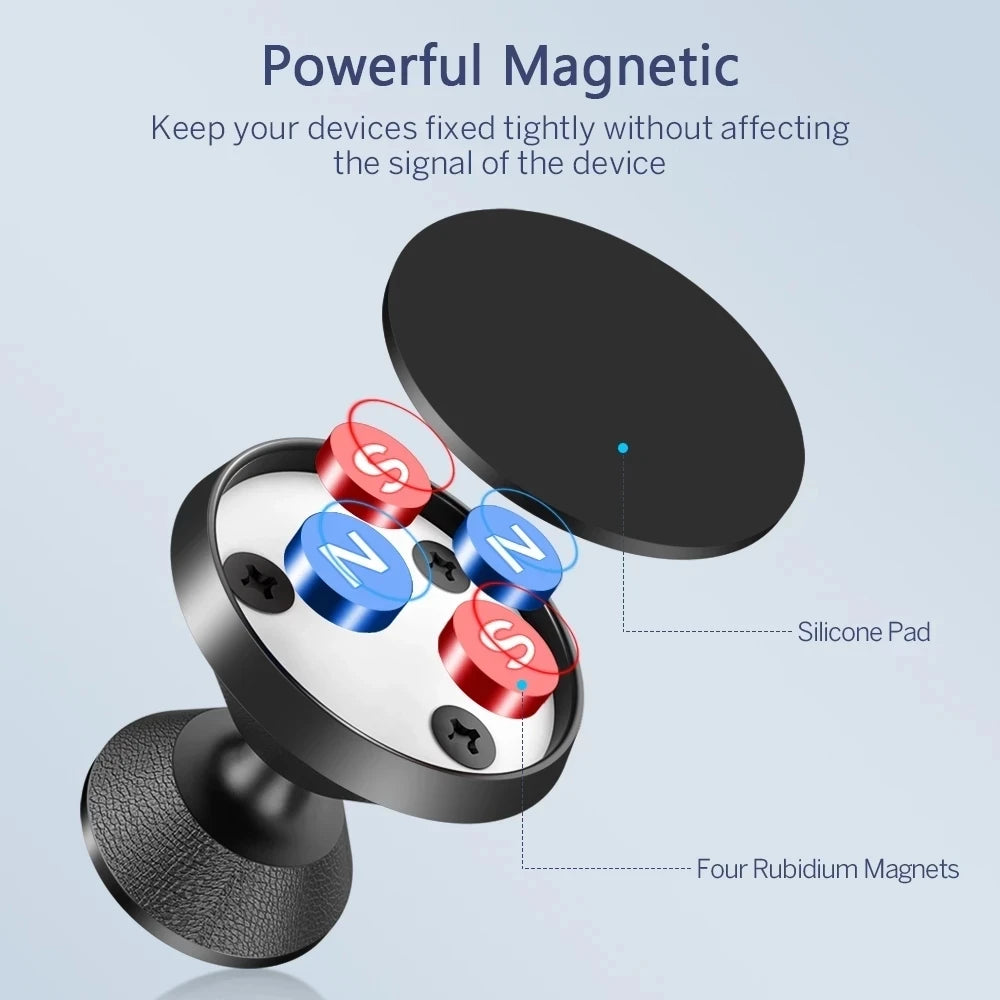 Universal Magnetic Car Phone Holder Mount - 4