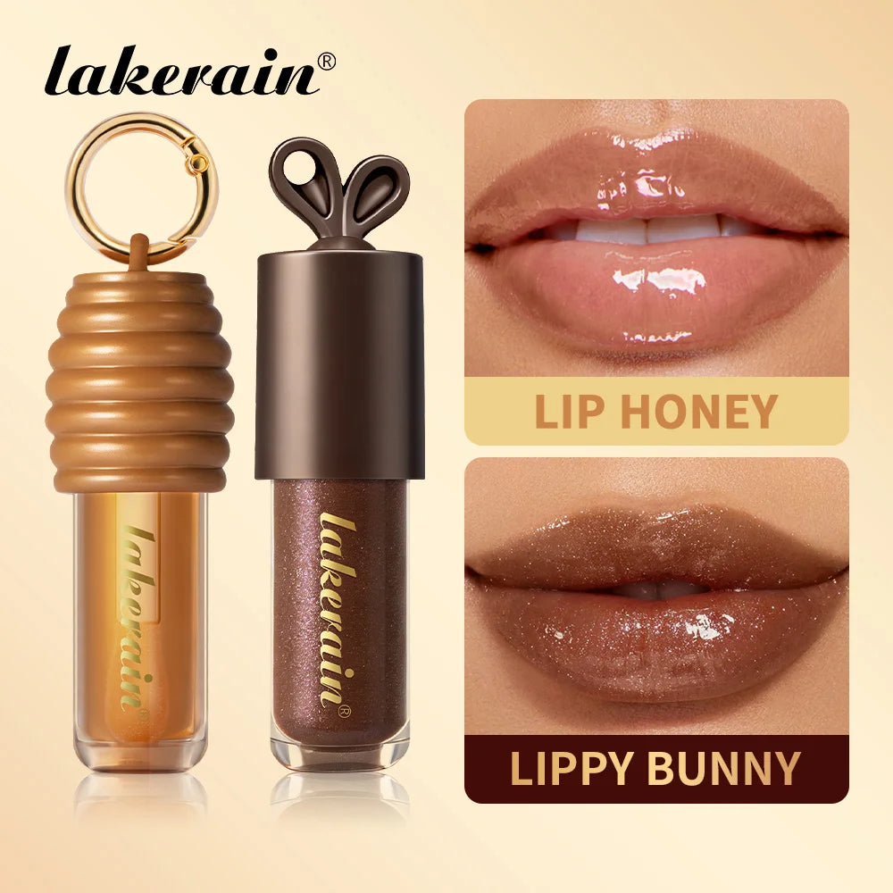 Honey and Chocolate Moisturizing Lip Gloss Set - 1