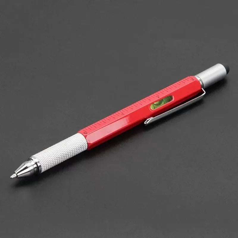 7-in-1 Multifunctional Tool Pen with Stylus and Measuring Gauge