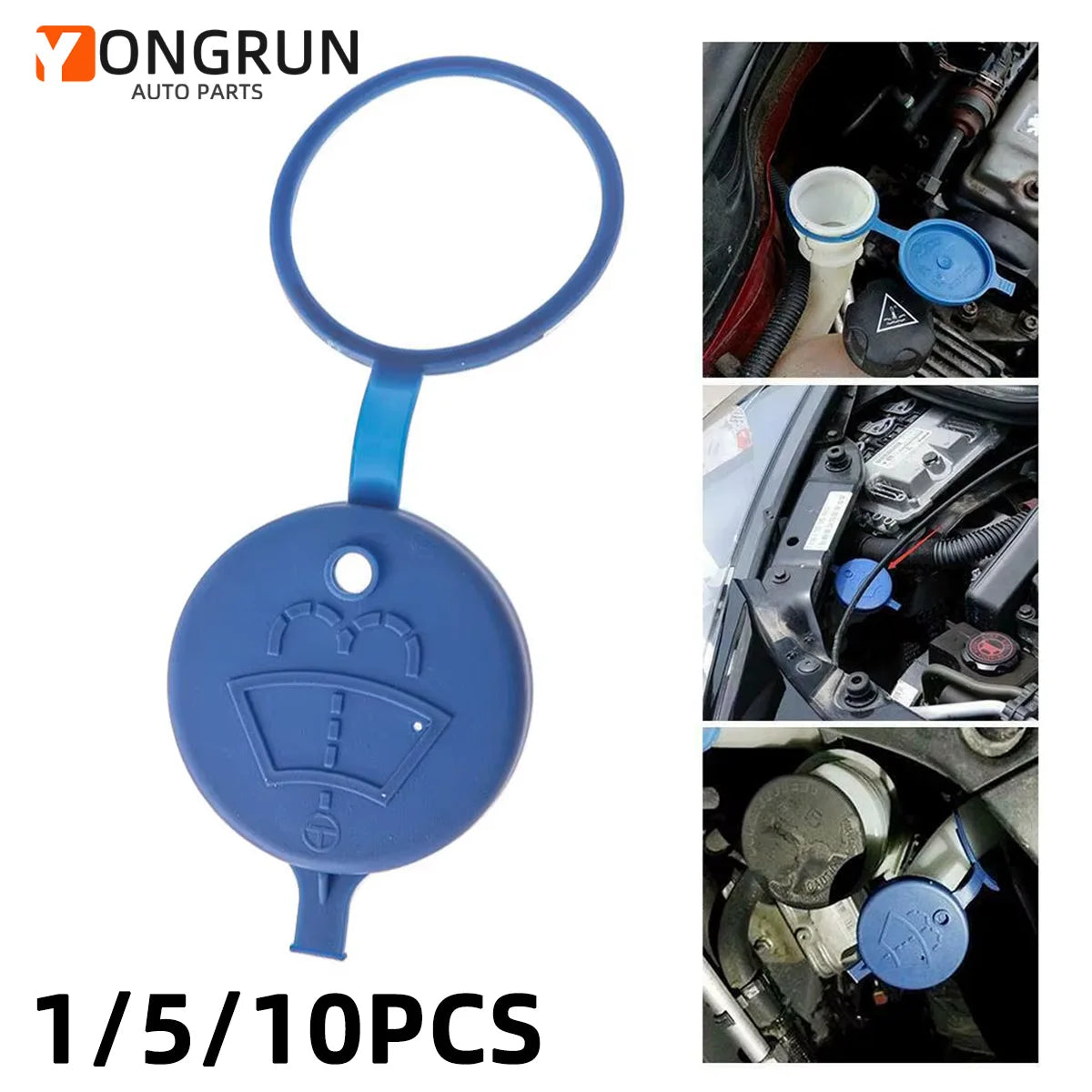 Windshield Washer Fluid Reservoir Cap for Peugeot and Citroen
