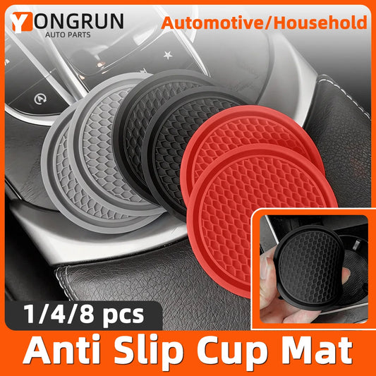 Anti-Slip Car Cup Holder Coaster Mat