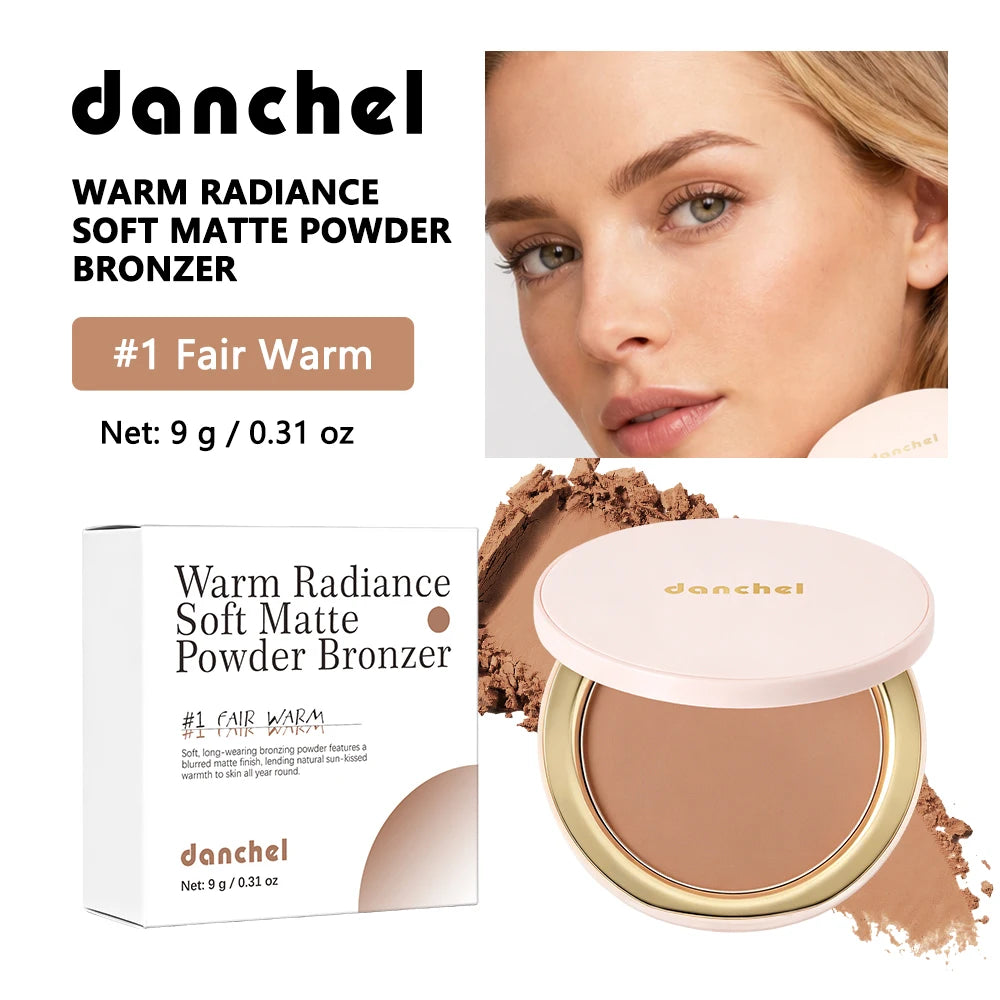 Soft Matte Bronzer Powder for Natural Contouring - 22