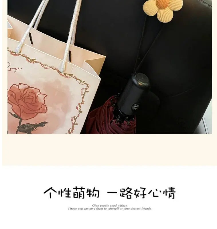 Universal Car Seat Headrest Flower Hook Organizer - 7