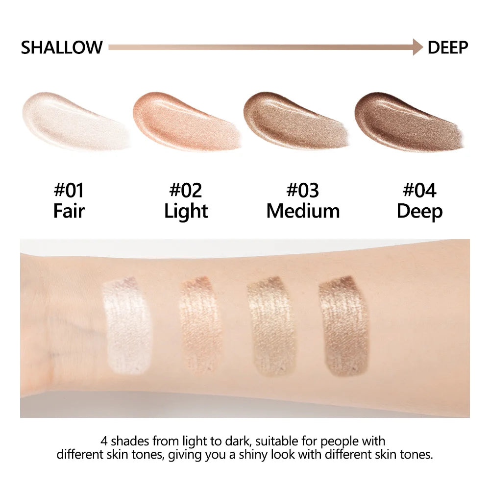 Liquid Glow Foundation and Highlighter Makeup Base - 6