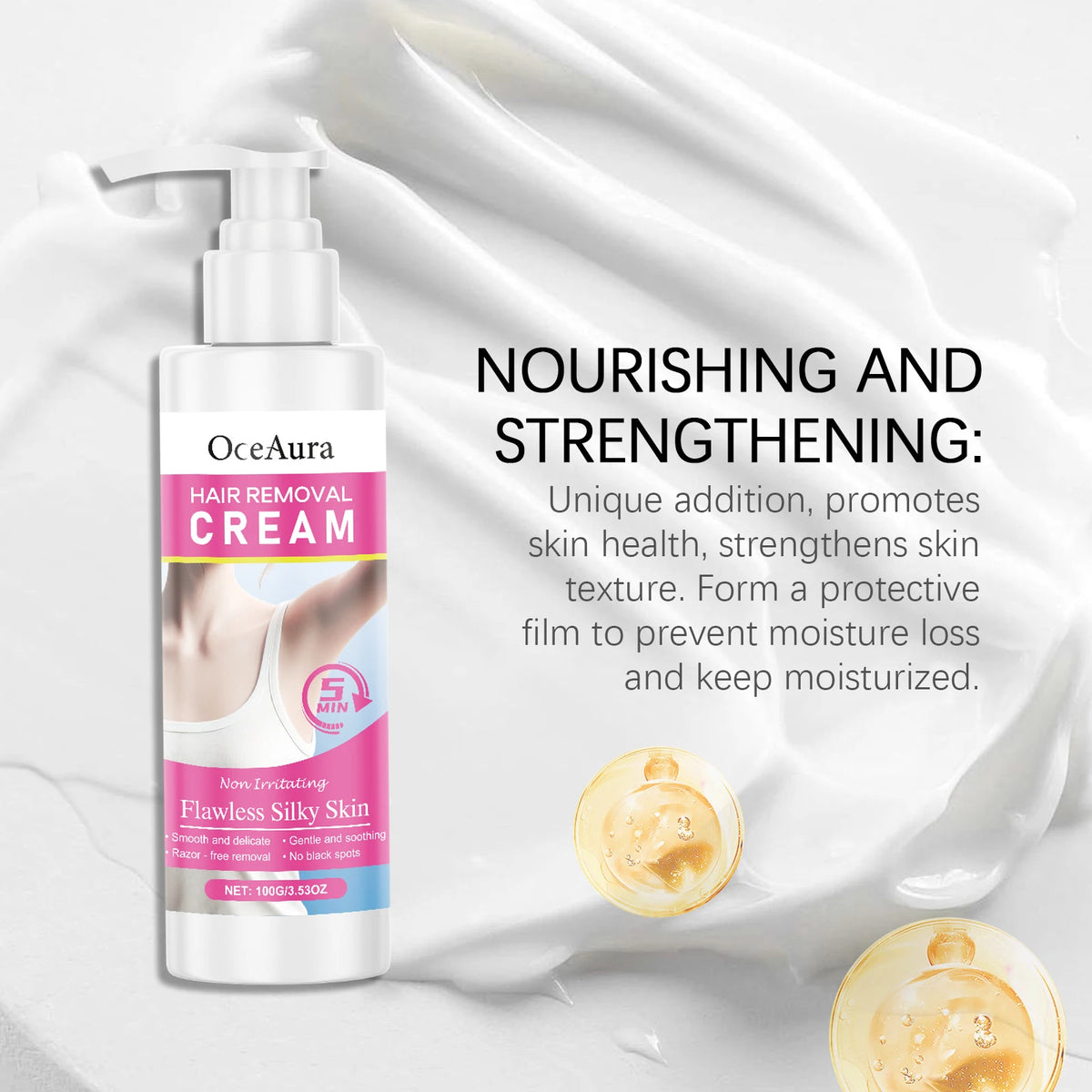 Gentle Hair Removal Cream for Full Body