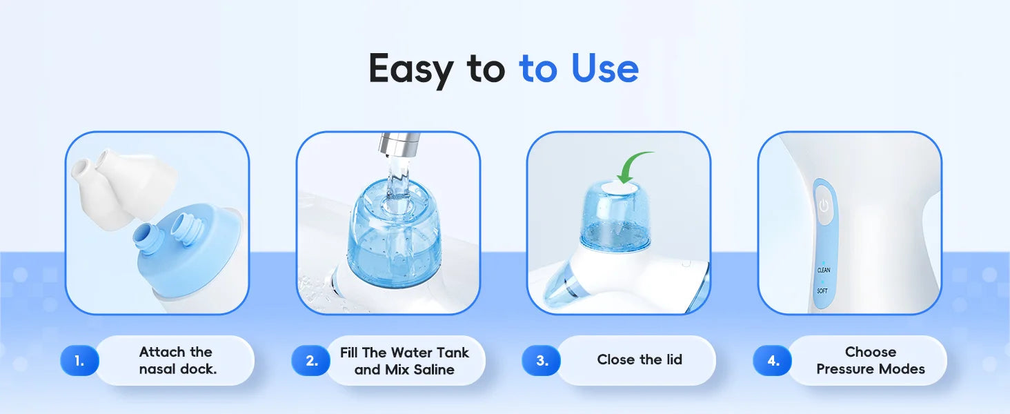 Electric Nasal Irrigation System for Sinus Relief - 14