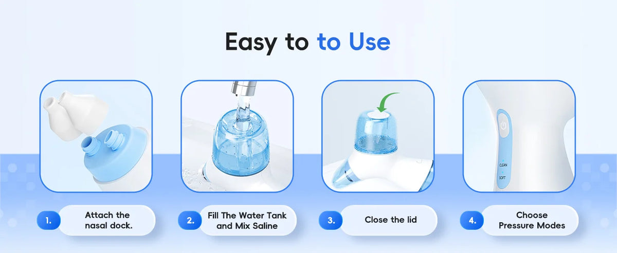 Electric Nasal Irrigation System for Sinus Relief