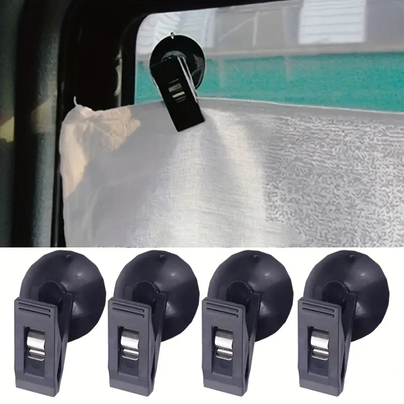 Suction Cup Car Window and Windshield Clip Holder - 3