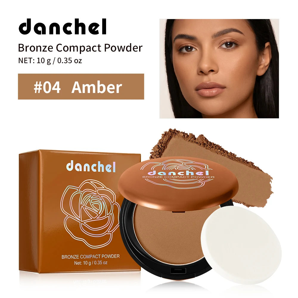 Matte Bronze Pressed Setting Powder for Facial Contouring - 21