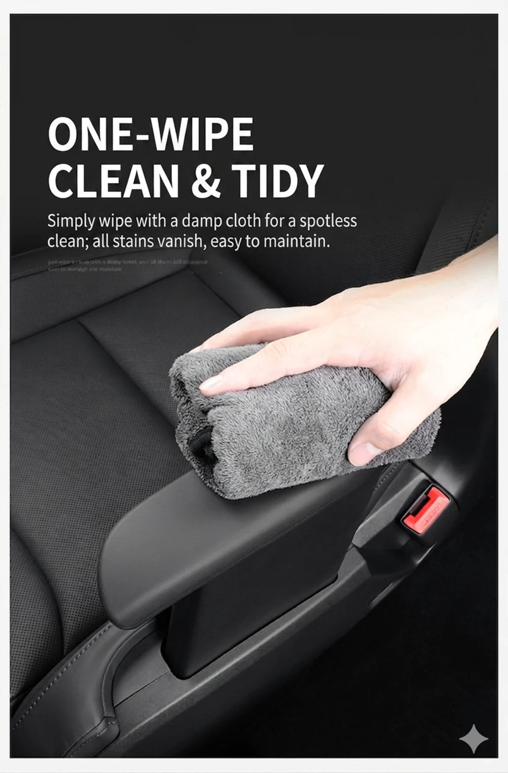 Silicone Armrest Covers for Second Row Seats