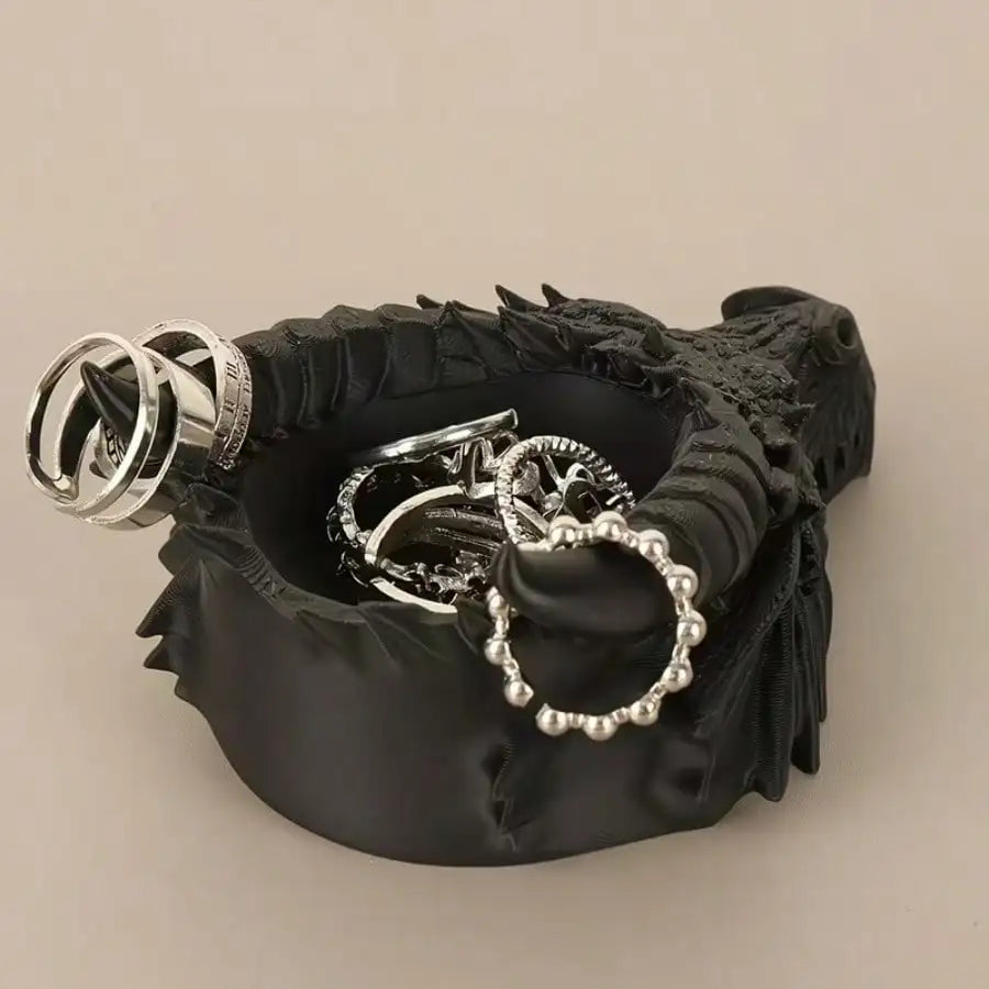 Dragon Head Desktop Storage Tray for Keys and Jewelry - 6