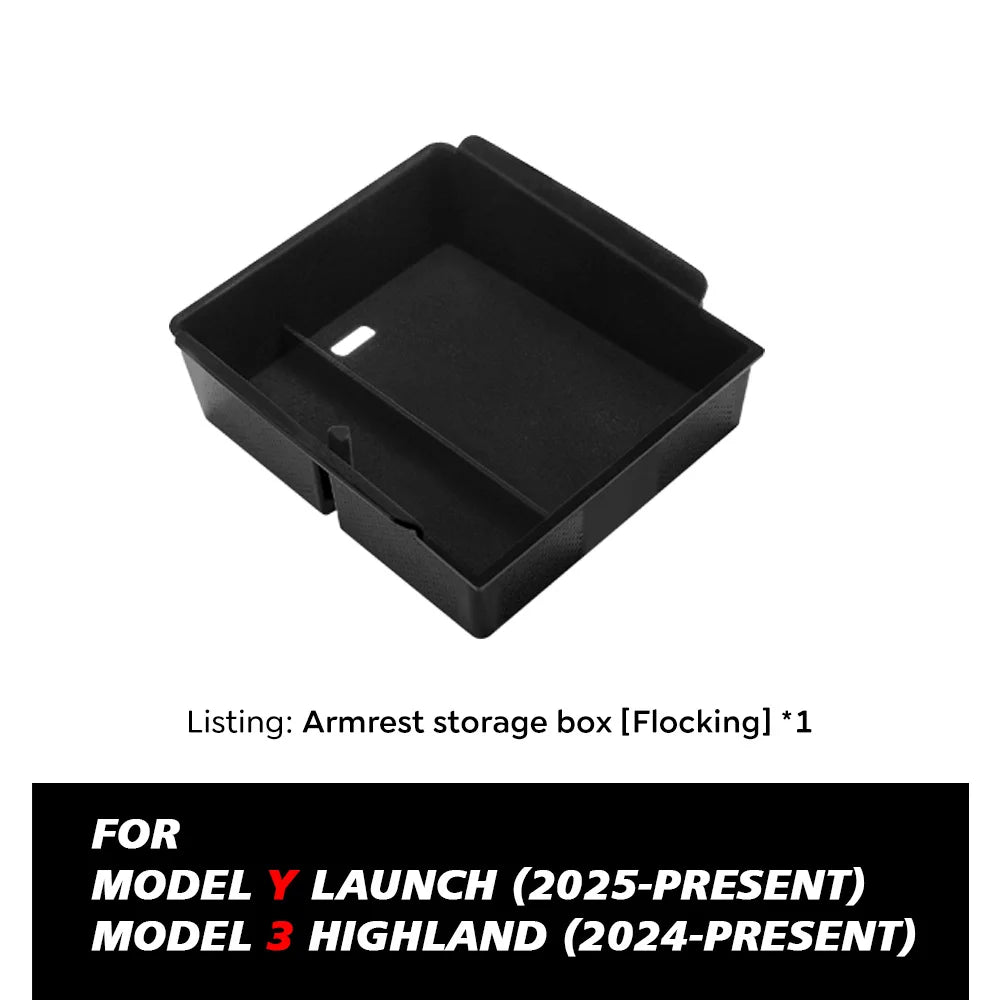 Center Console Storage Organizer for Tesla Model 3 Highland and Model Y - 33