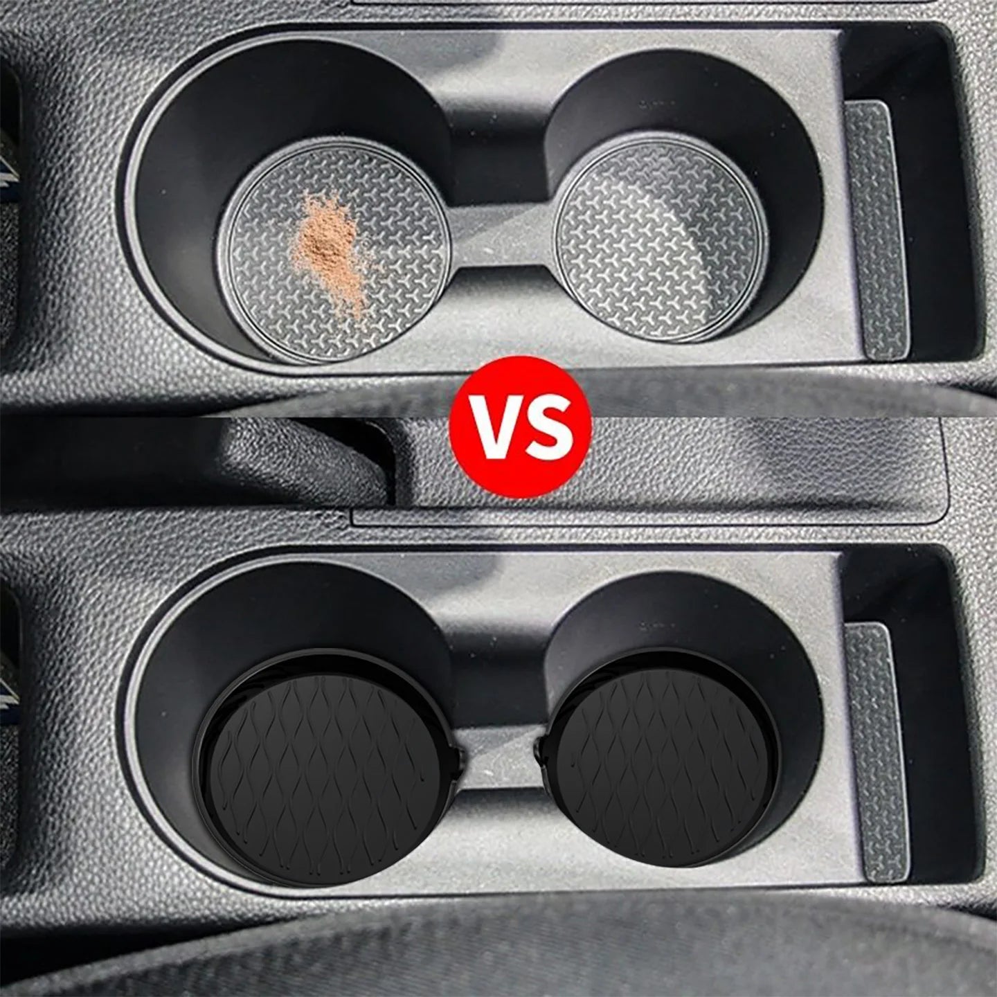 Universal Anti-Slip Car Cup Holder Silicone Mat - 11