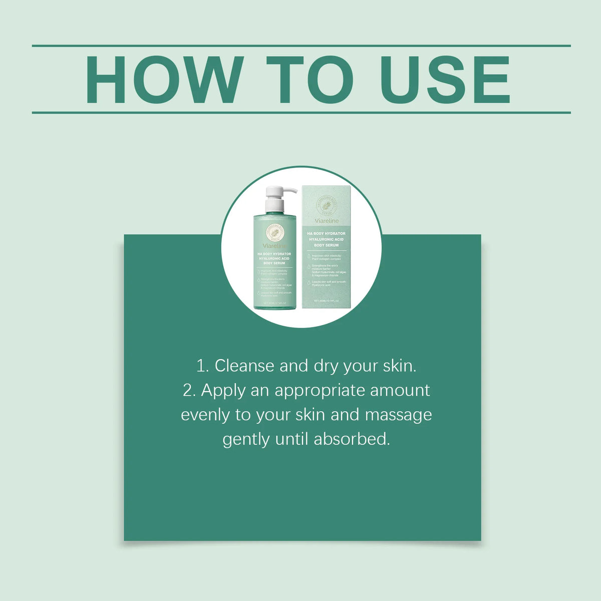 Hyaluronic Acid Hydrating Body Serum for Dry Skin