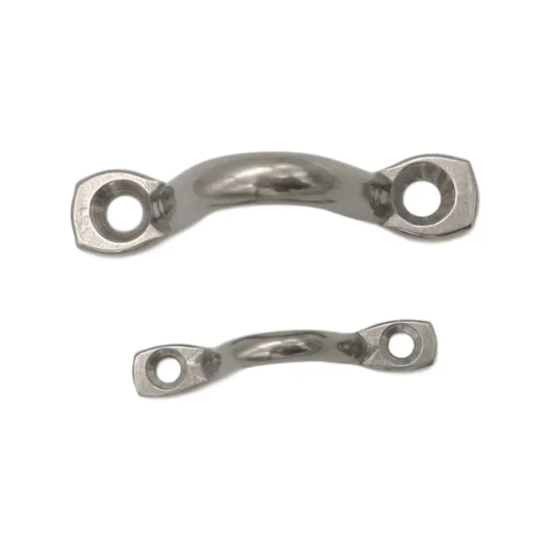 10 Pack Stainless Steel Pad Eye Strap Marine Hardware Boat Deck Loop