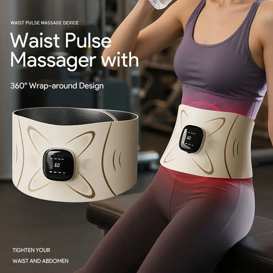 Abdominal Toning and Waist Pulse Massage Belt