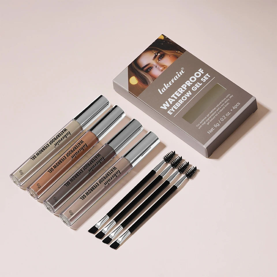 Waterproof Long-Lasting Eyebrow Gel Set - 16