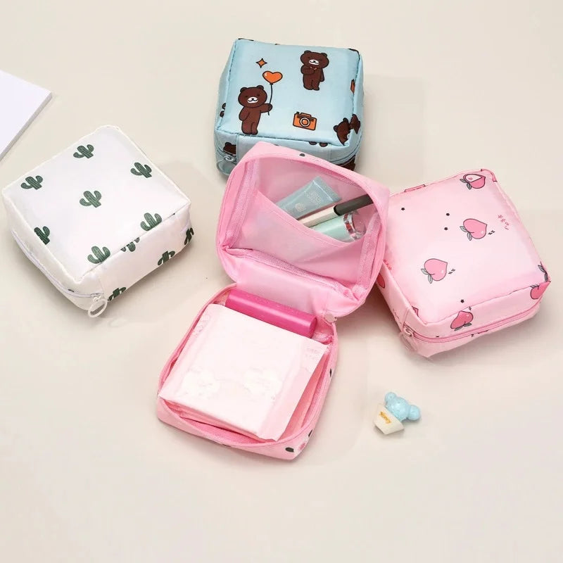 Portable Multi-Functional Sanitary Napkin and Travel Storage Pouch