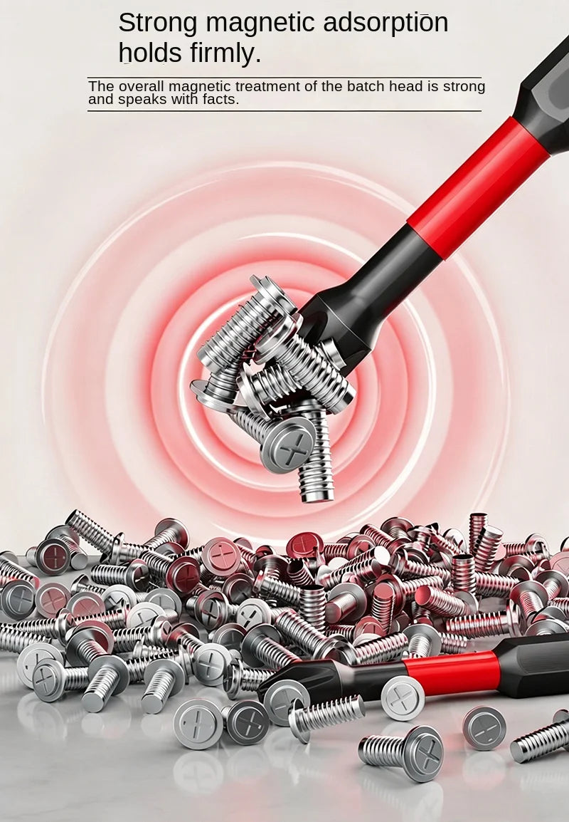 Magnetic Non-Slip Crosshead Drill Bit Set for Impact Drivers - 11