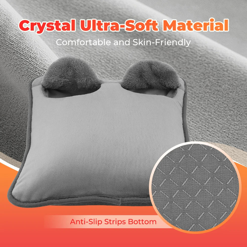 Electric Heated Foot Warmer with 4-Level Temperature and Timer - 10