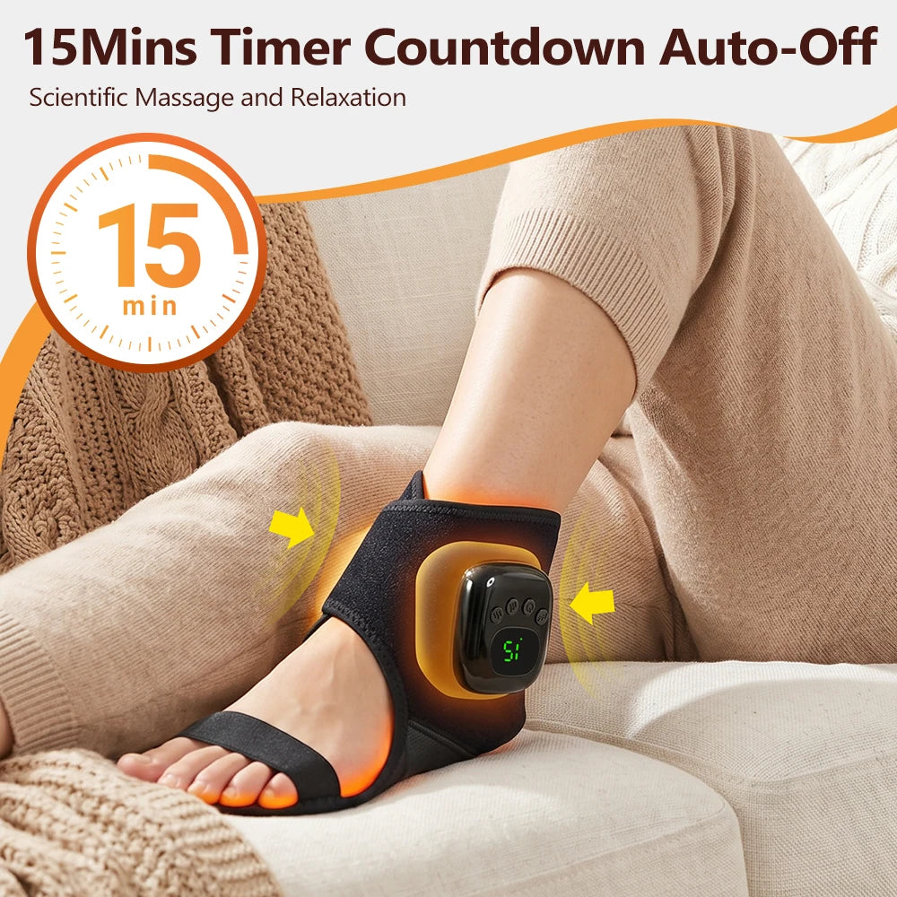 Wireless Heated Air Compression Ankle Massager - 12