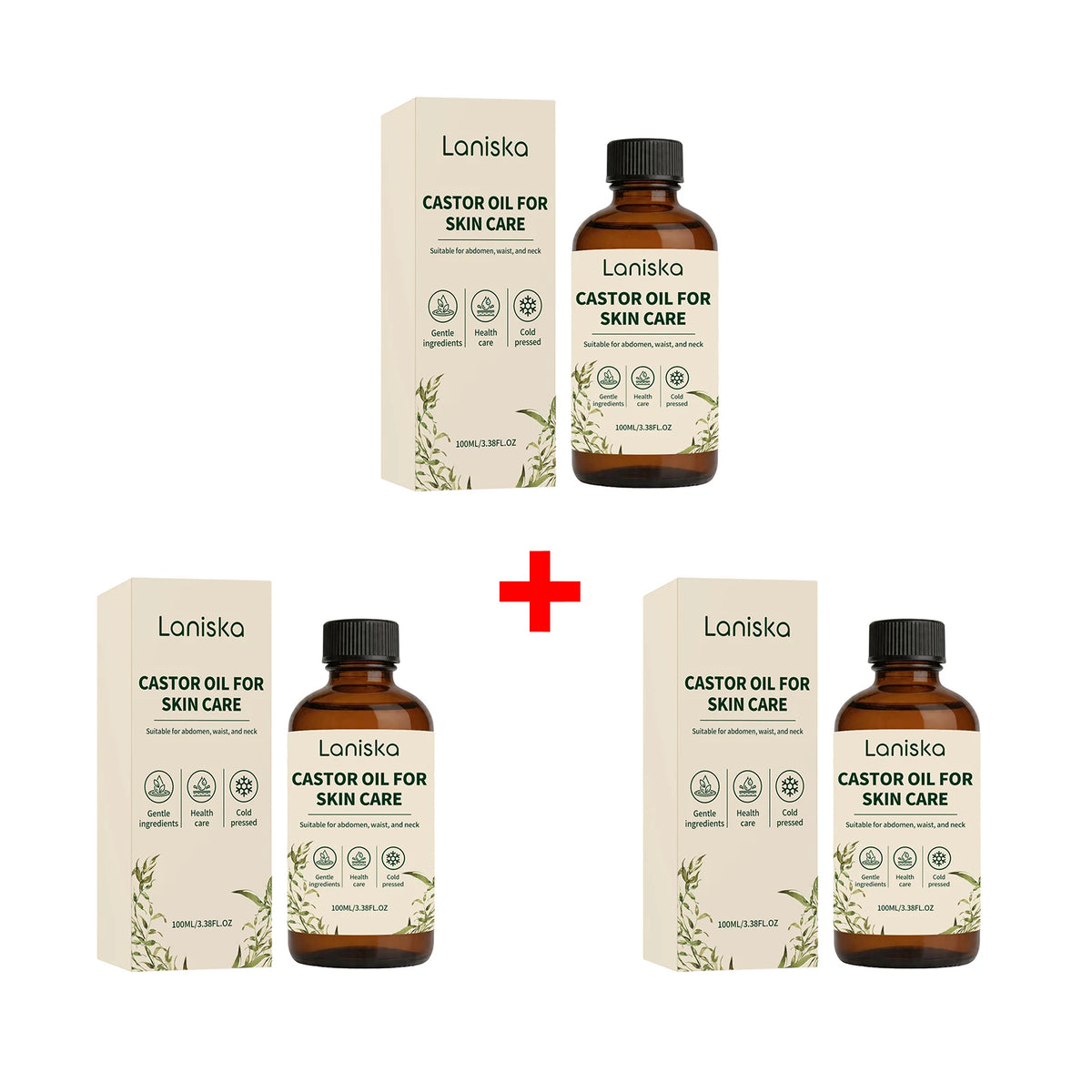 Cold Pressed Castor Oil for Body Hydration and Skin Elasticity