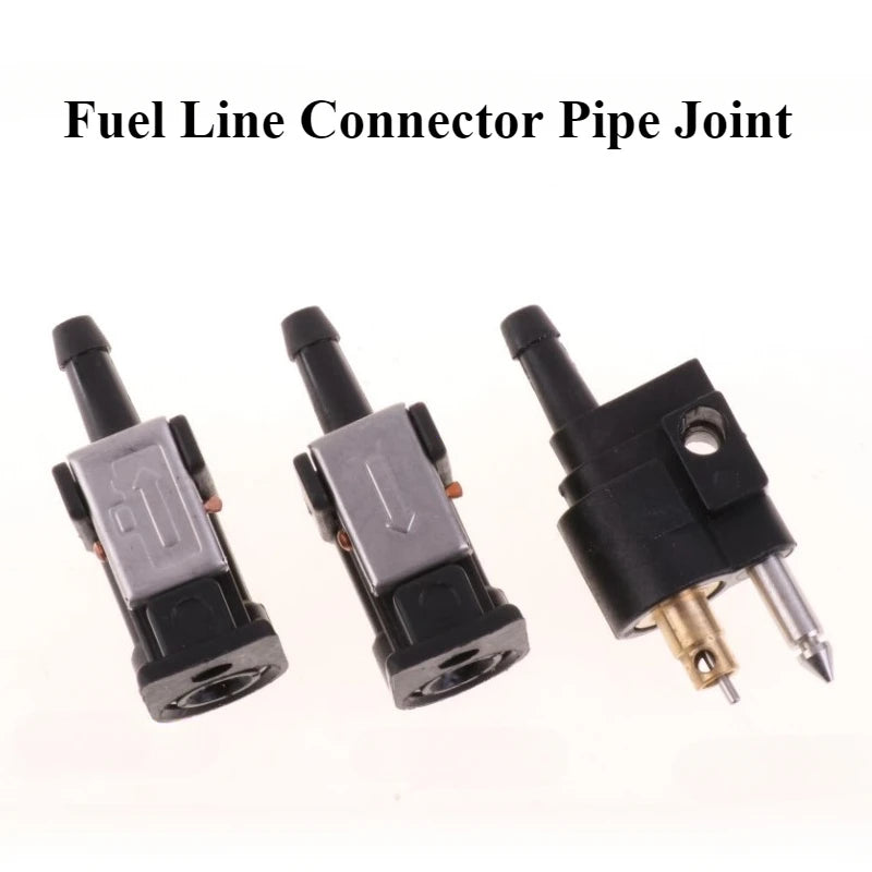 Yamaha Outboard Fuel Line Connector 1/4 Inch Hose Adapter Set - 6