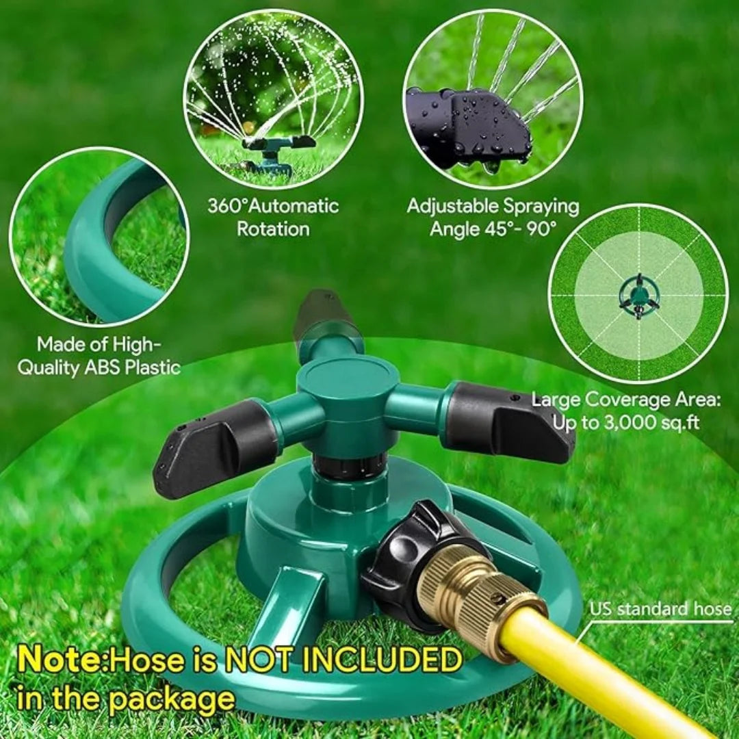 360 Degree Rotating Garden Lawn Sprinkler