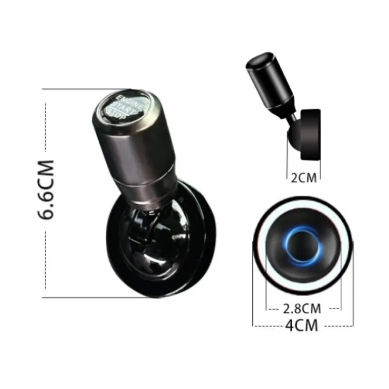 Car Engine Start Button Cover Rocker Switch Ignition Toggle Decor