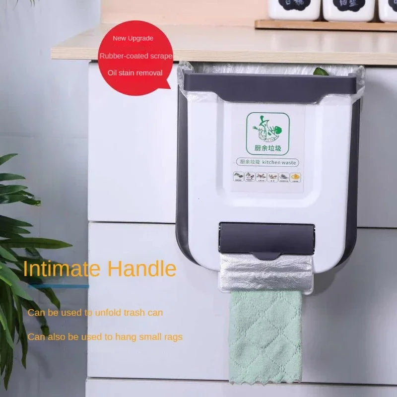 Foldable Hanging Trash Can for Kitchen and RV - 2