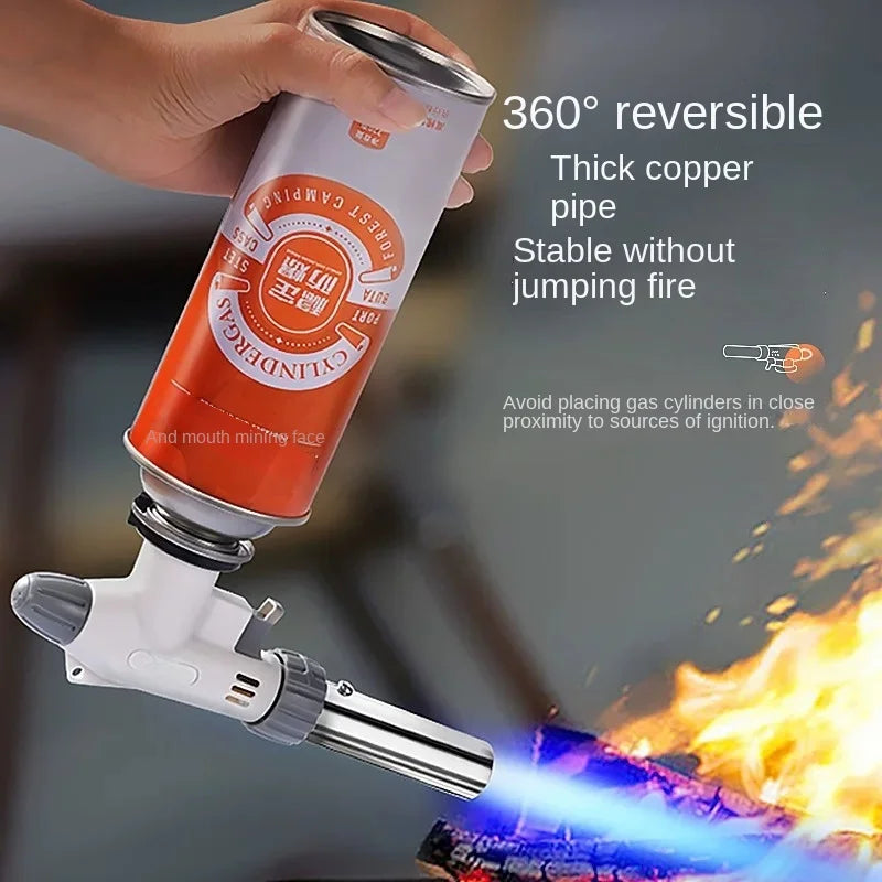 Adjustable Butane Culinary Torch for Camping and Cooking
