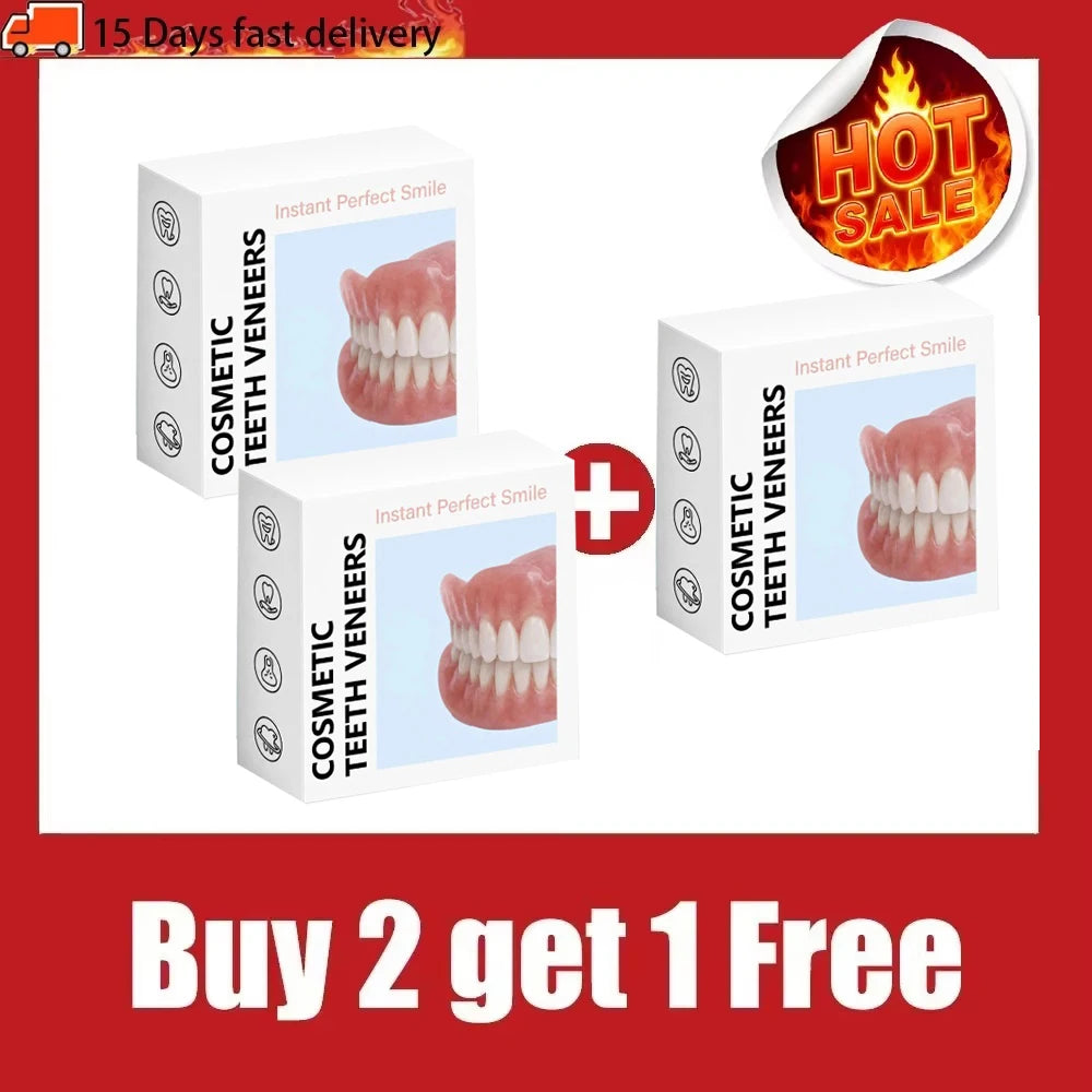 Comfortable Soft Silicone Full Set Dentures for Natural Smile
