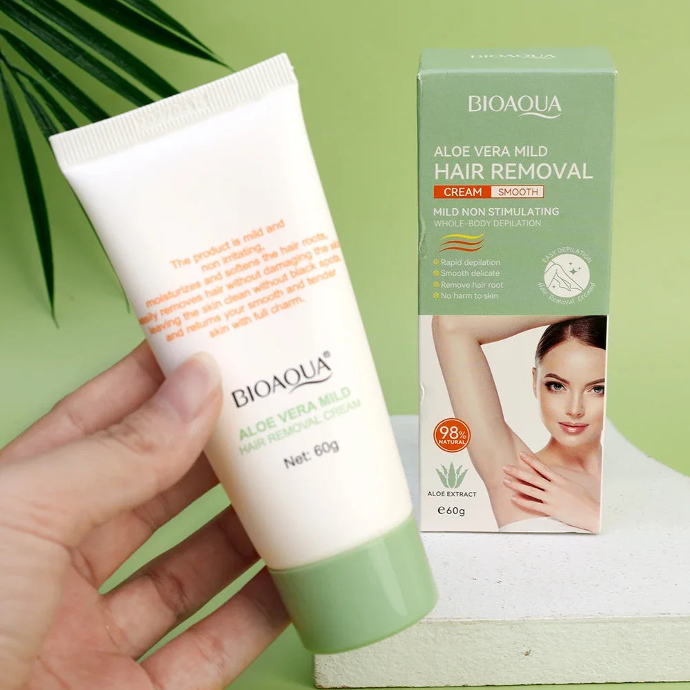 Painless Aloe Vera Hair Removal Cream for Full Body - 21