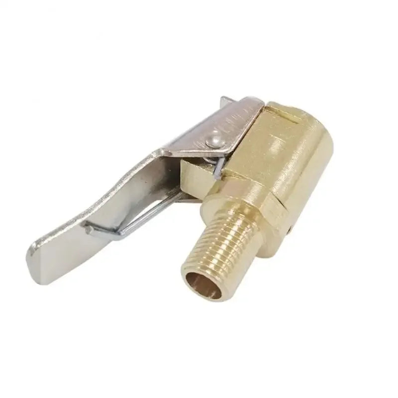 Brass Tire Inflator Air Chuck Pump Connector for Car and Bike