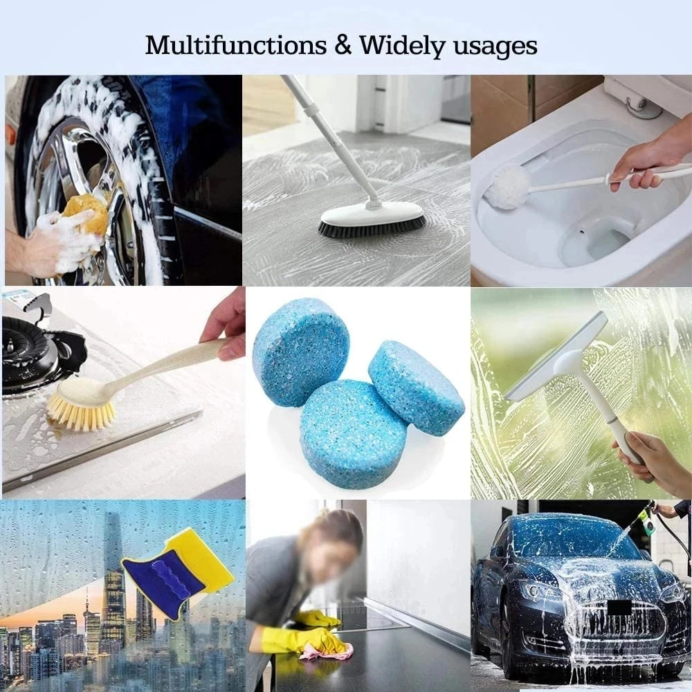 Concentrated Car Windscreen Wiper Cleaning Tablets