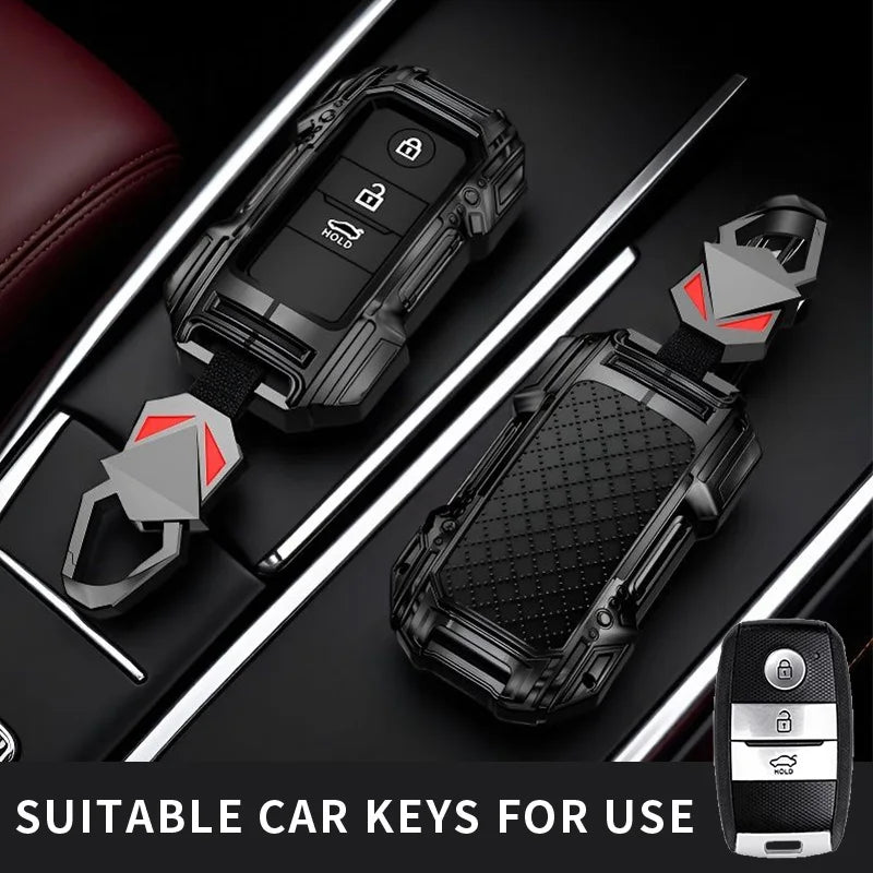 Protective Zinc Alloy Car Remote Key Fob Cover Case - 5