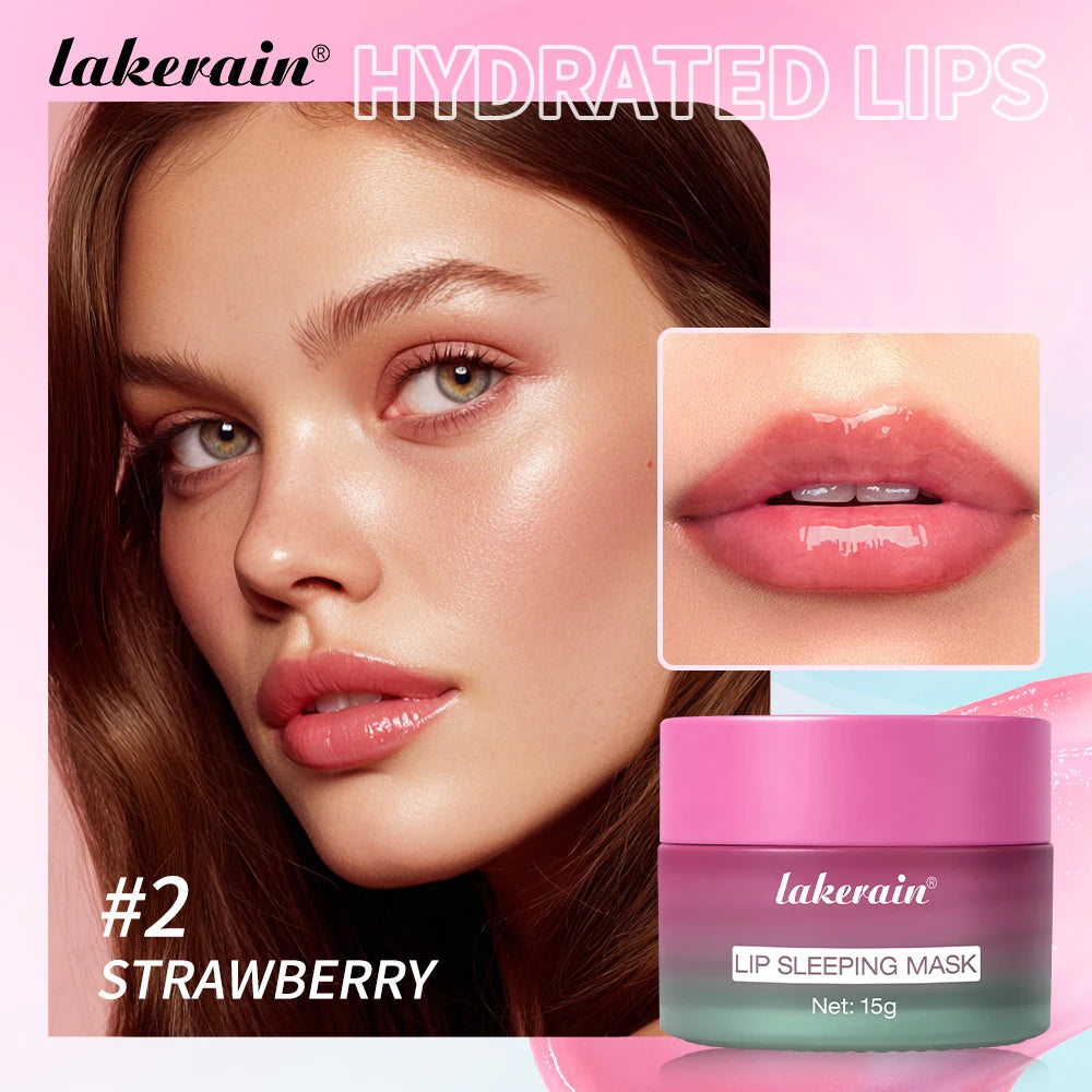 Hydrating Dual-Color Lip Sleeping Mask for Dry Cracked Lips - 4