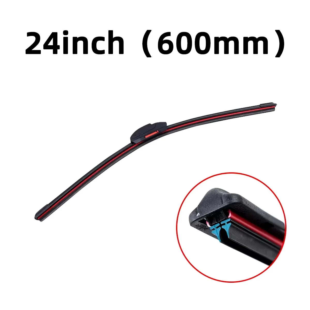 Universal Double Layer Rubber Windshield Wiper Blades - 14