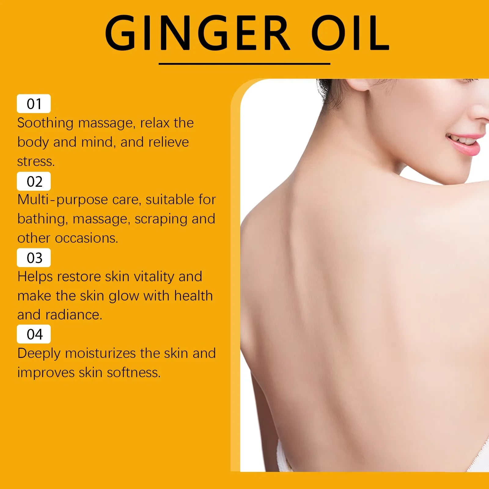 Ginger Essential Oil for Muscle Relief and Skin Hydration - 3