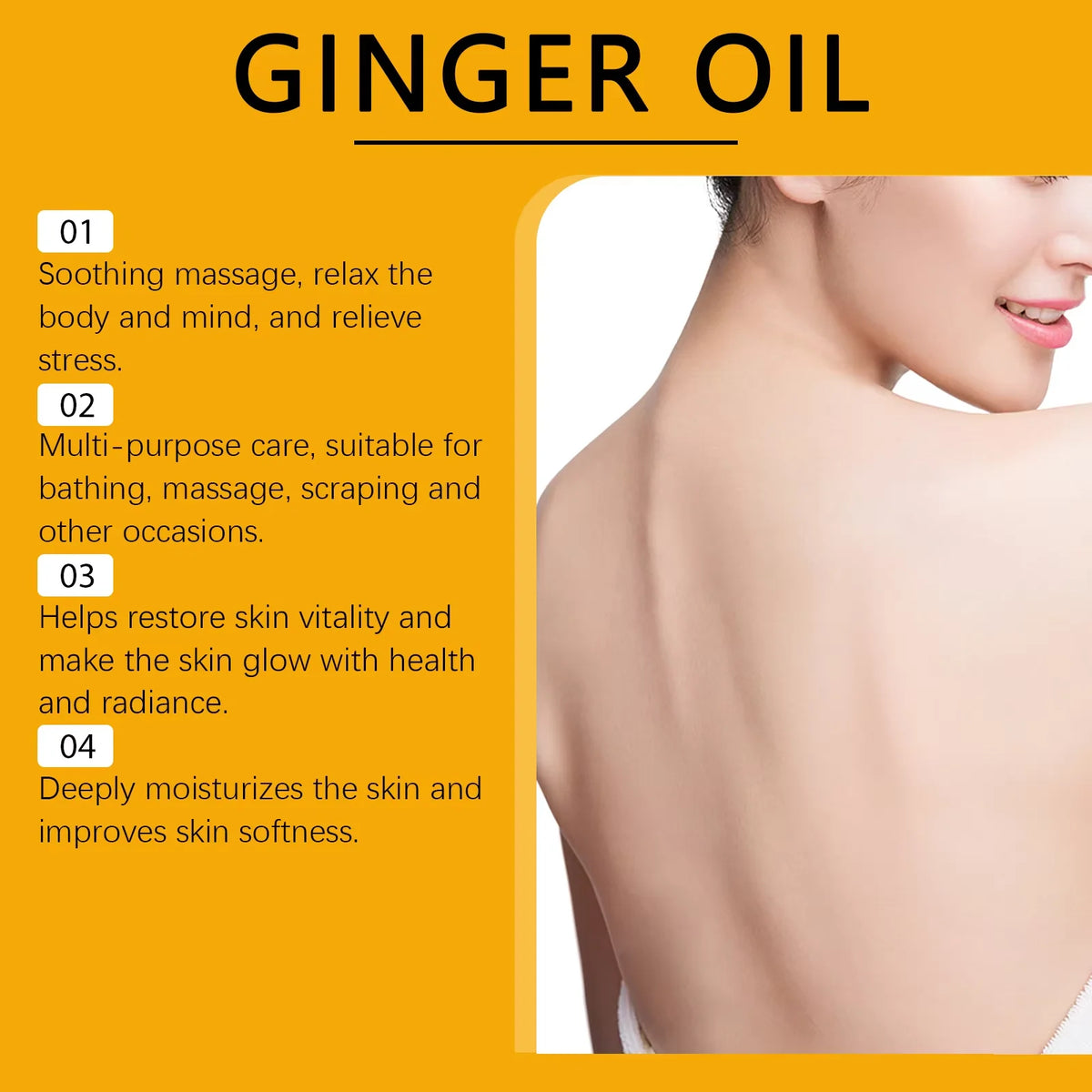 Ginger Essential Oil for Muscle Relief and Skin Hydration