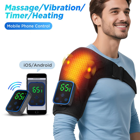 Wireless Smart Shoulder Heating Massager with Vibration