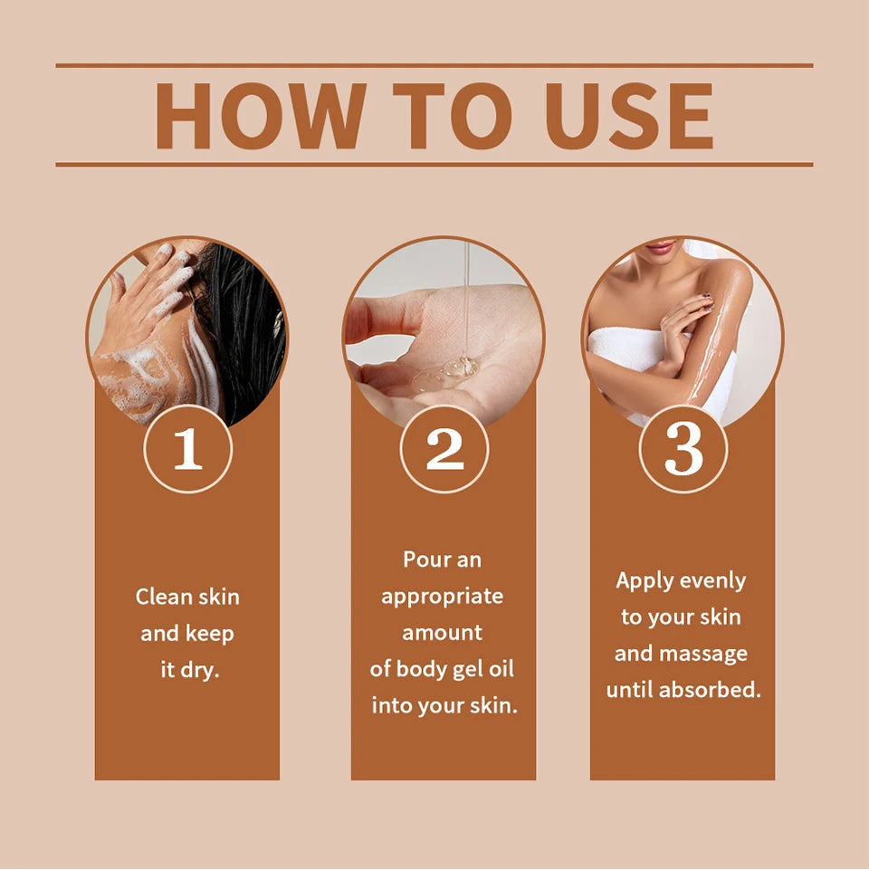 Cocoa Butter Body Gel Oil for Radiant Glowing Skin - 15
