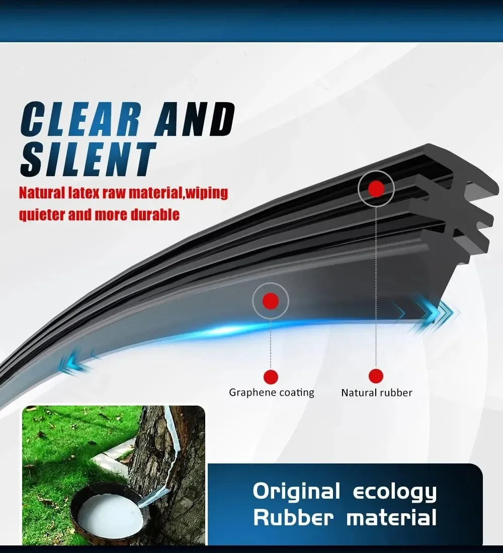 Universal Car Windshield Wiper Blade Rubber Refill Strip