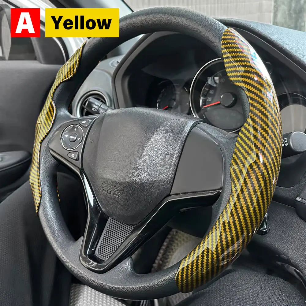 Anti-Slip Car Steering Wheel Cover Set