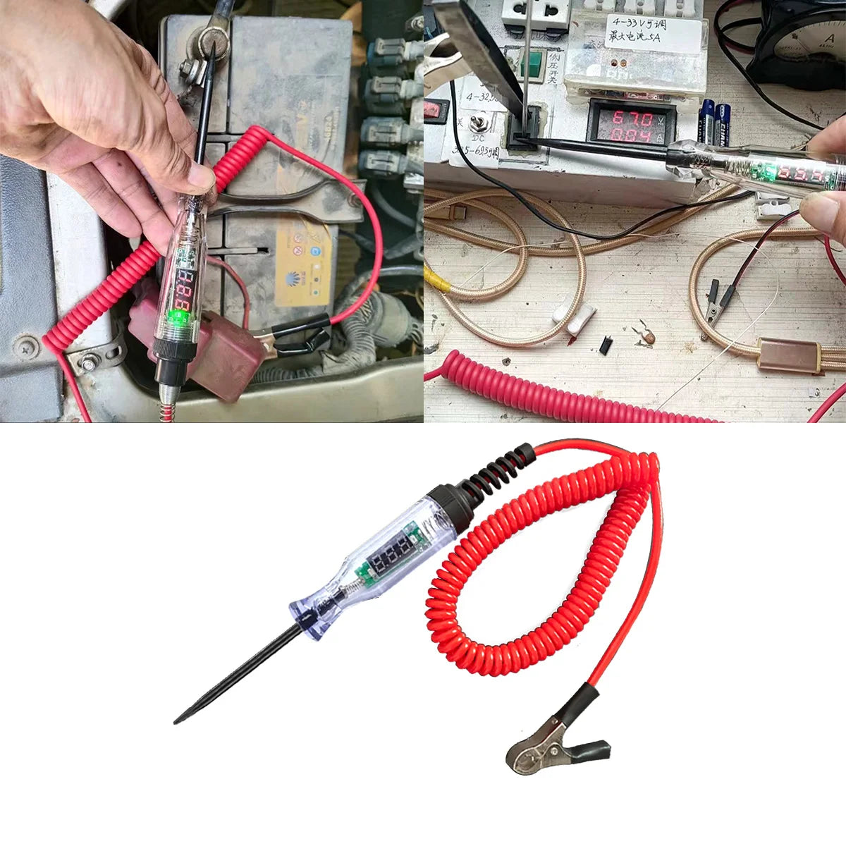 Digital Automotive Voltage Circuit Tester Pen - 5