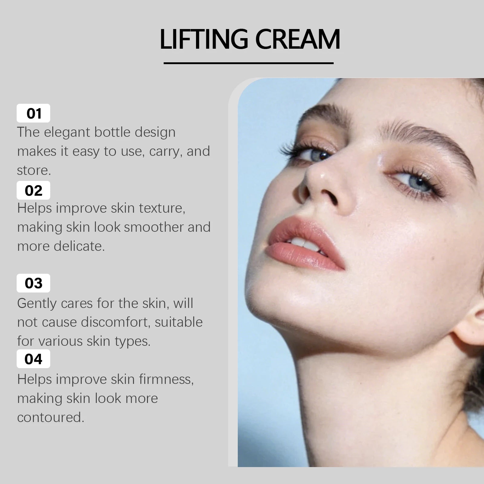 3D Face and Neck Firming Lifting Cream - 10