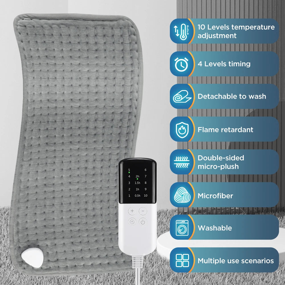 Electric Heating Pad for Pain Relief and Muscle Relaxation - 9