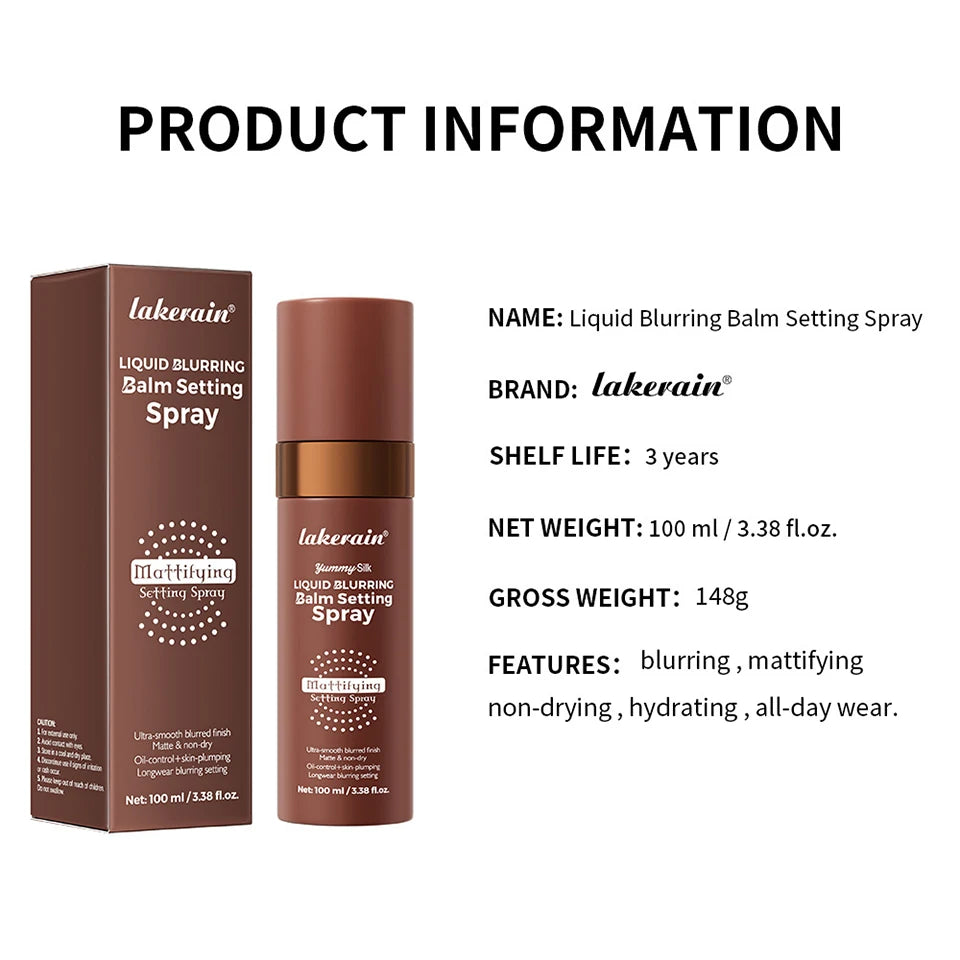 Long-Lasting Oil Control Makeup Setting Spray